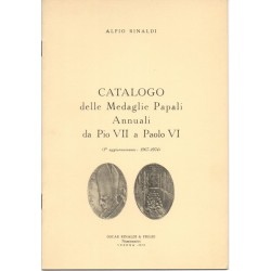 A. Rinaldi - Catalogo medaglie papali annuali