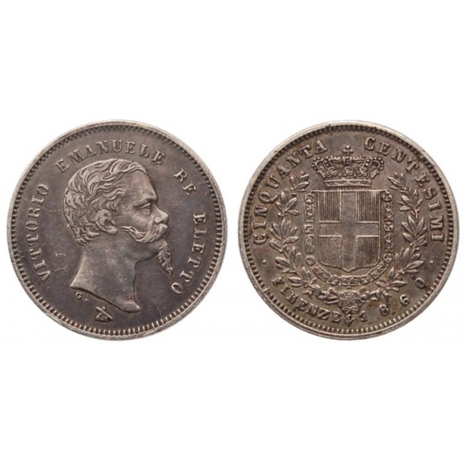 50 Centesimi 1860