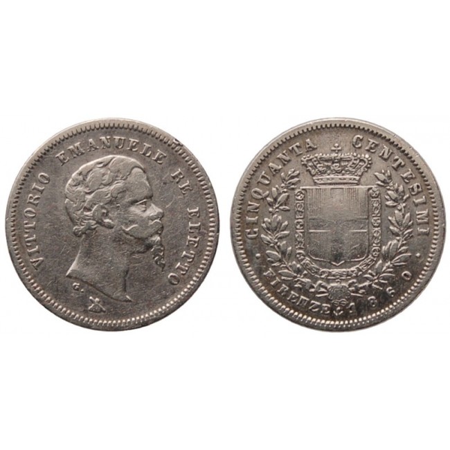 50 Centesimi 1860