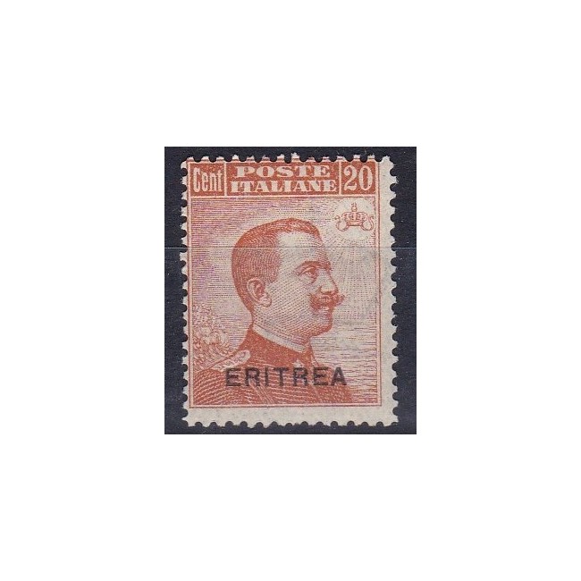 1921 Francobollo d'Italia n. 109 soprastampato ERITREA