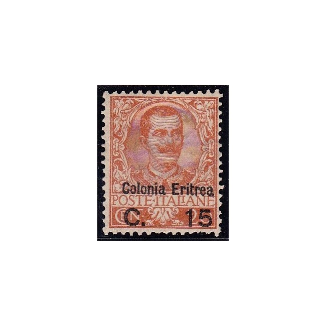 1905 Francobollo d'Italia del 1905 (n. 79) soprastampato