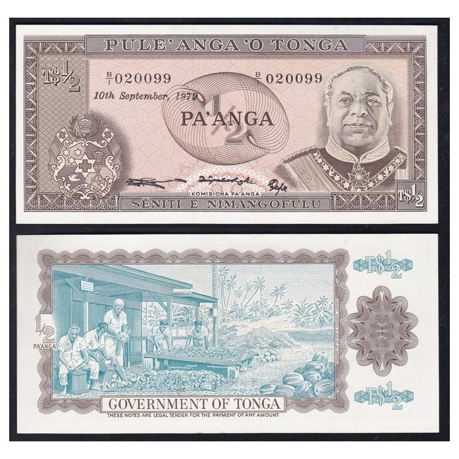 Tonga 1/2 Pa'anga 1979