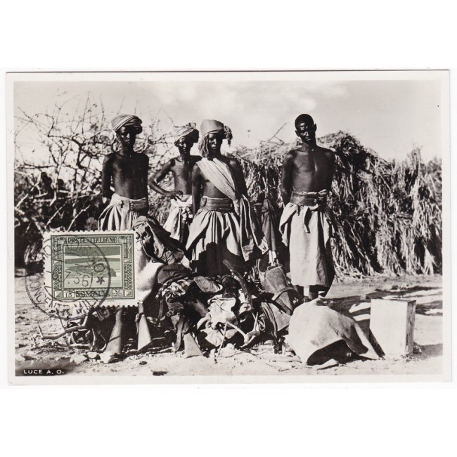 Africa Orientale Italiana 1936 Fronte somalo - Gruppo di Dubat a Mala Dai