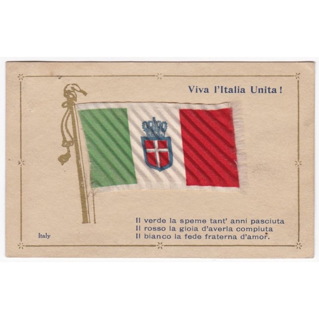 Regno d'Italia 1918 - Casa Savoia viva l' Italia unita