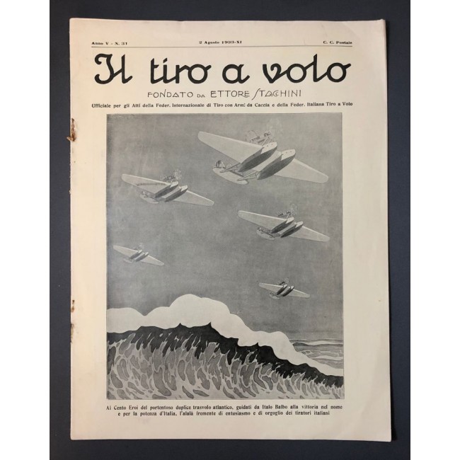 Il tiro a volo 2 Agosto 1933 - XI