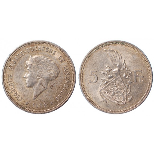 Lussemburgo 5 Francs 1928