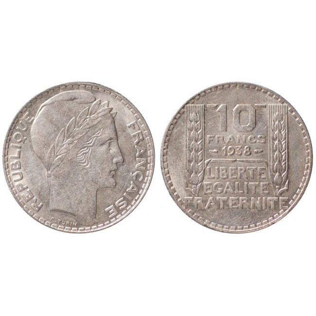 Francia 10 Francs 1938