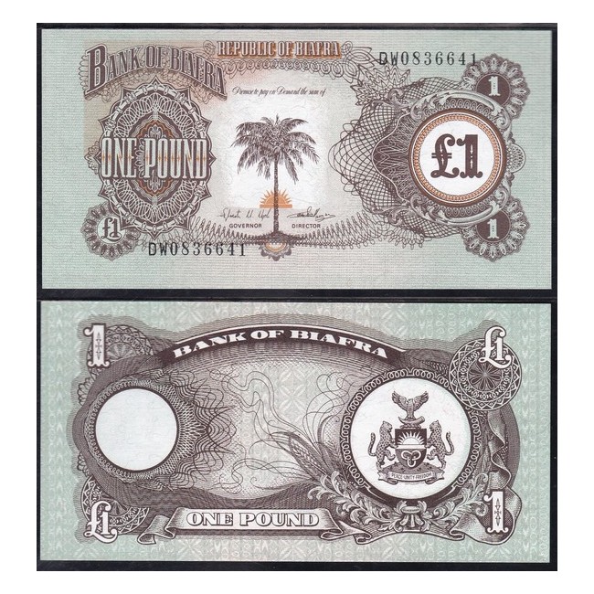 Biafra 1 Pound 1968-69