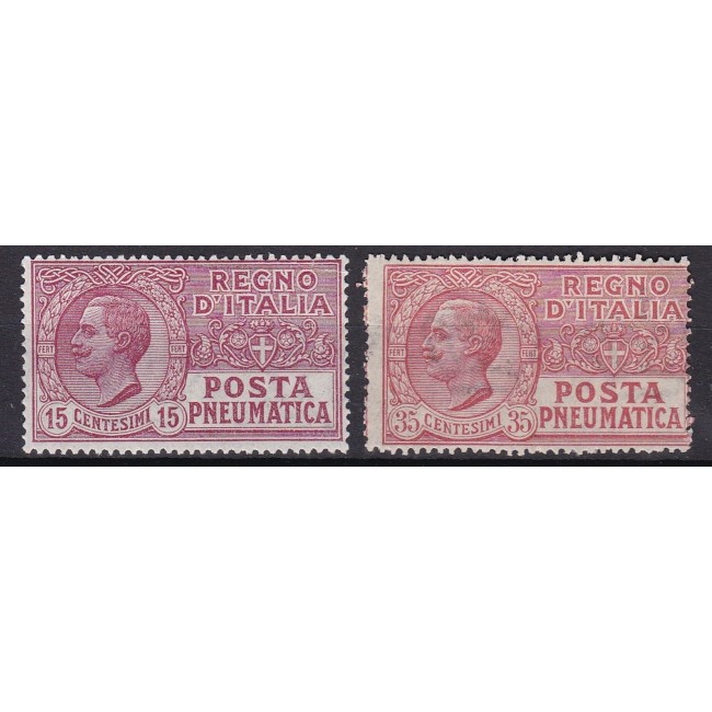 1927-28 Posta Pneumatica - Effige di Vittorio Emanuele III