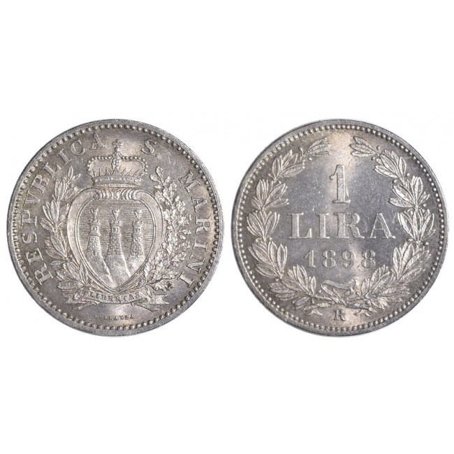 1 Lira 1898