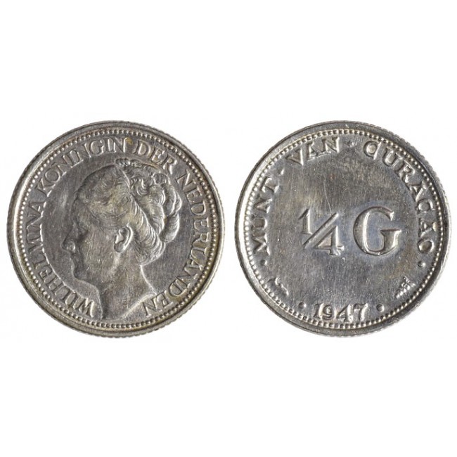 Curacao 1/4 Gulden 1947