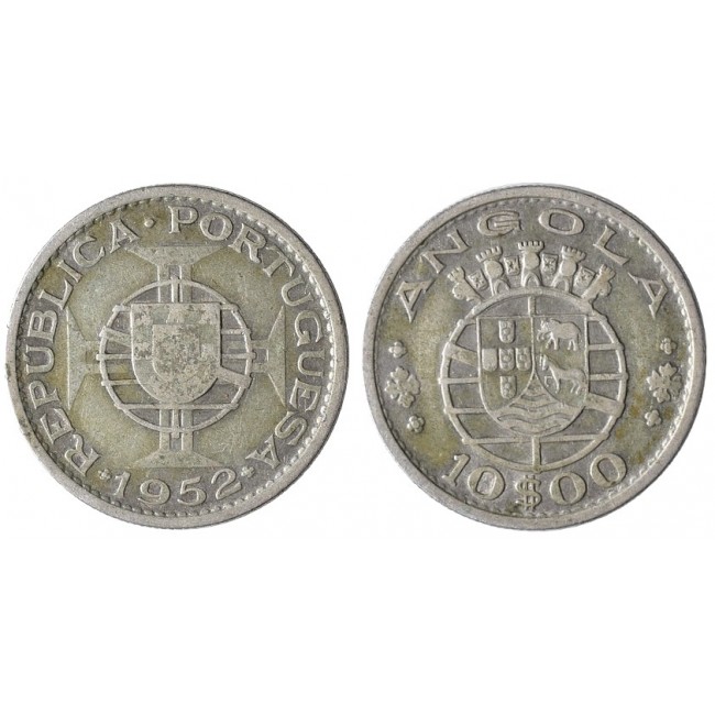 Angola 10 Escudos 1952