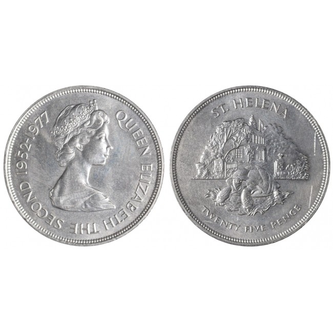 Sant' Elena  25 Pence 1977