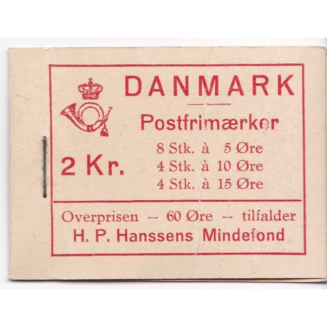 Danimarca 1937 - Libretto speciale Pro Monumento ad H. P. Hansen