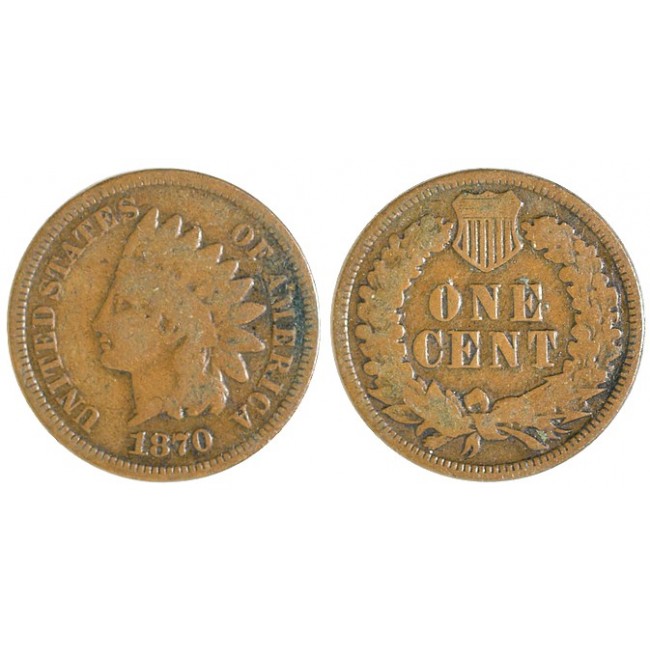 USA Indian Head Cents 1907