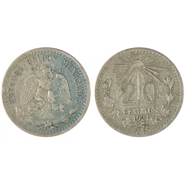 Messico 20 Centavos 1921