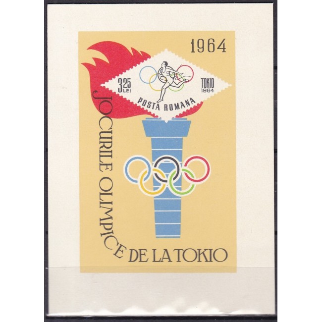 Romania 1964 - Foglietto - Tokyo 1964. Giochi olimpici estivi