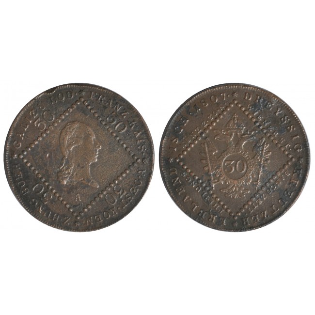 Austria 30 Kreuzer 1807