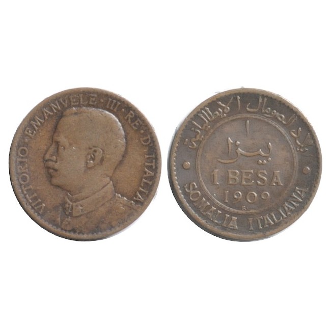 Somalia 1 Besa 1909 - 0,0168 Lire