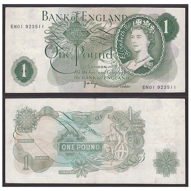 Gran Bretagna 1 Pound 1970-77