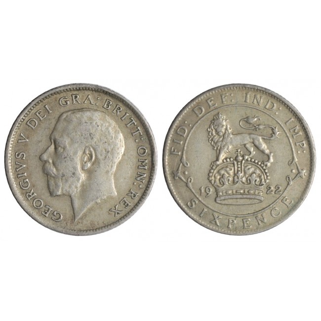 Gran Bretagna 6 Pence 1922