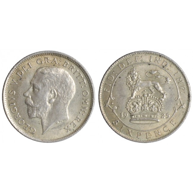 Gran Bretagna 6 Pence 1925