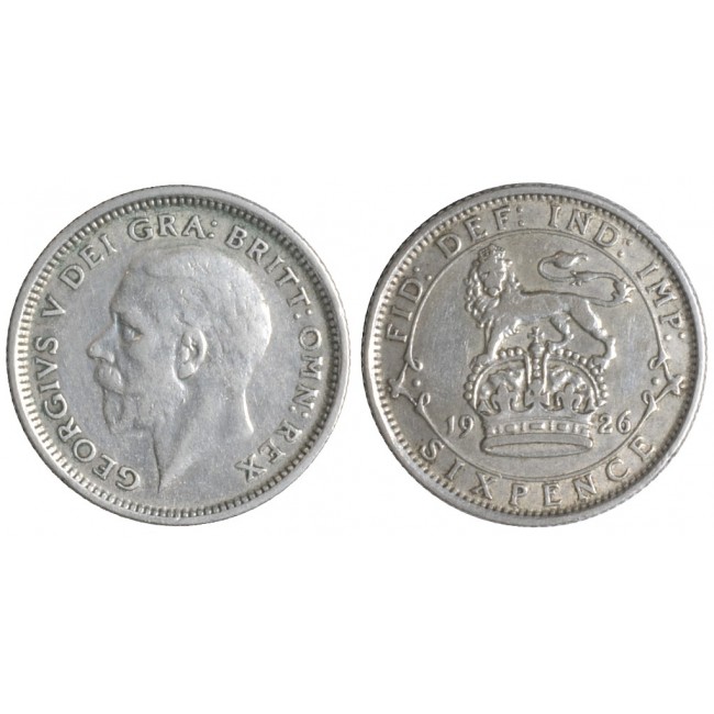 Gran Bretagna 6 Pence 1926