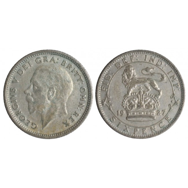 Gran Bretagna 6 Pence 1927