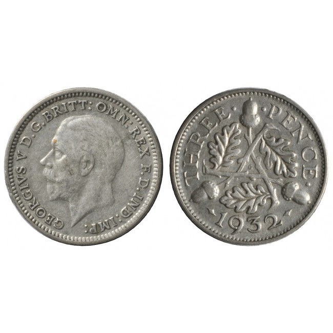 Gran Bretagna 3 Pence 1932