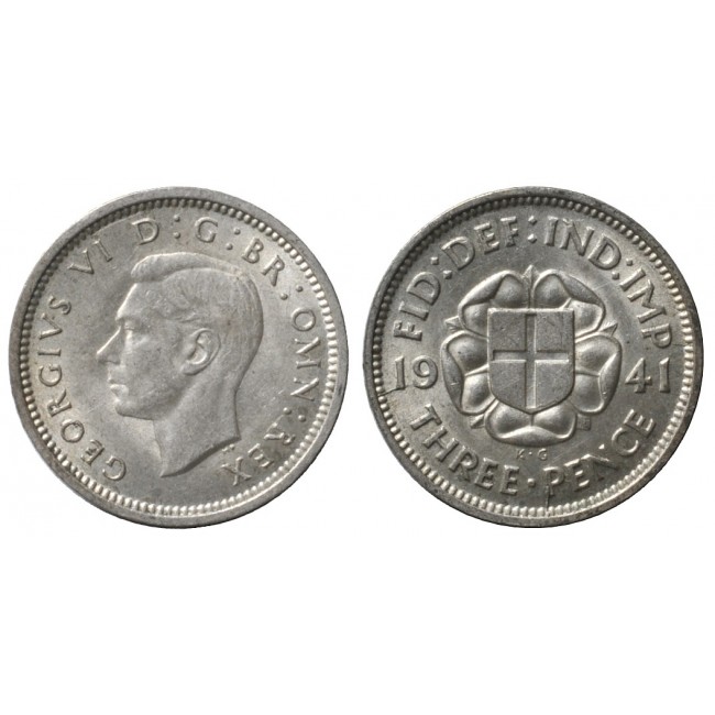 Gran Bretagna 3 Pence 1941