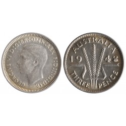 Australia Three Pence 1948