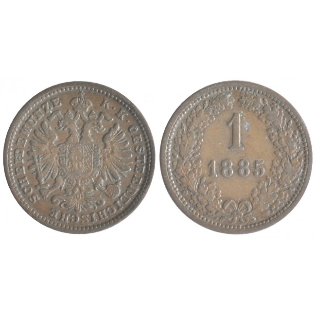 Austria 1 Kreuzer 1885