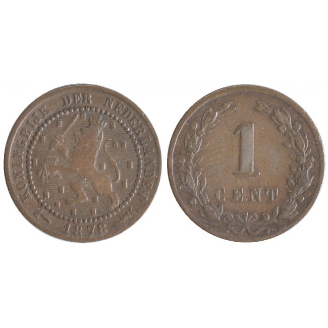 Paesi Bassi 1 Cent 1878