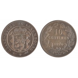 Lussemburgo 10 Centimes 1860